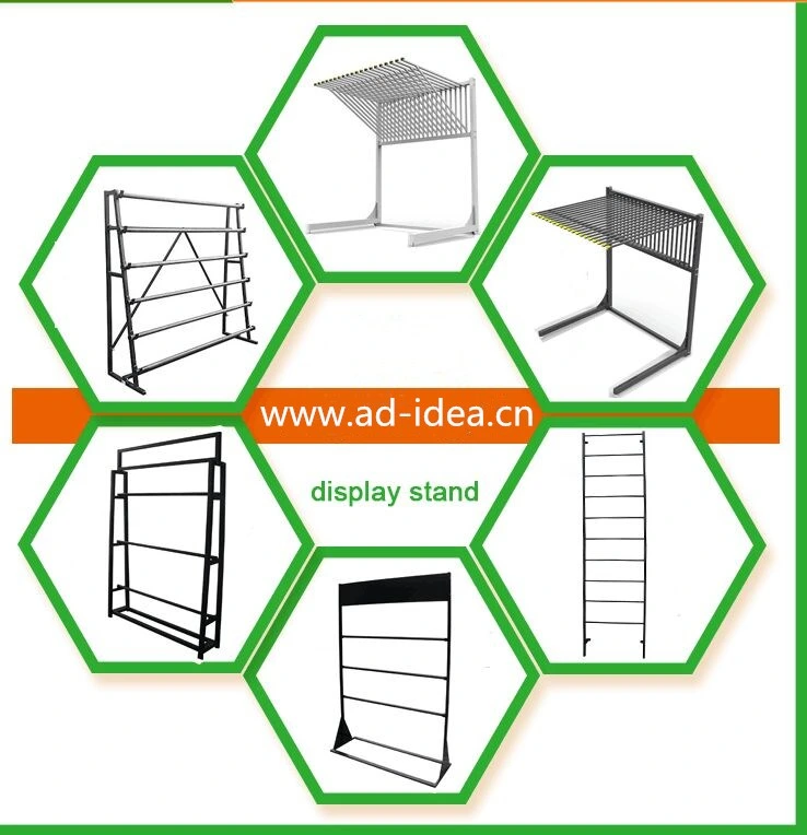 New Customized Metal Wire Freestanding Retail Standing Display Rack Display Stand/Rack/Shelf for Supermarket