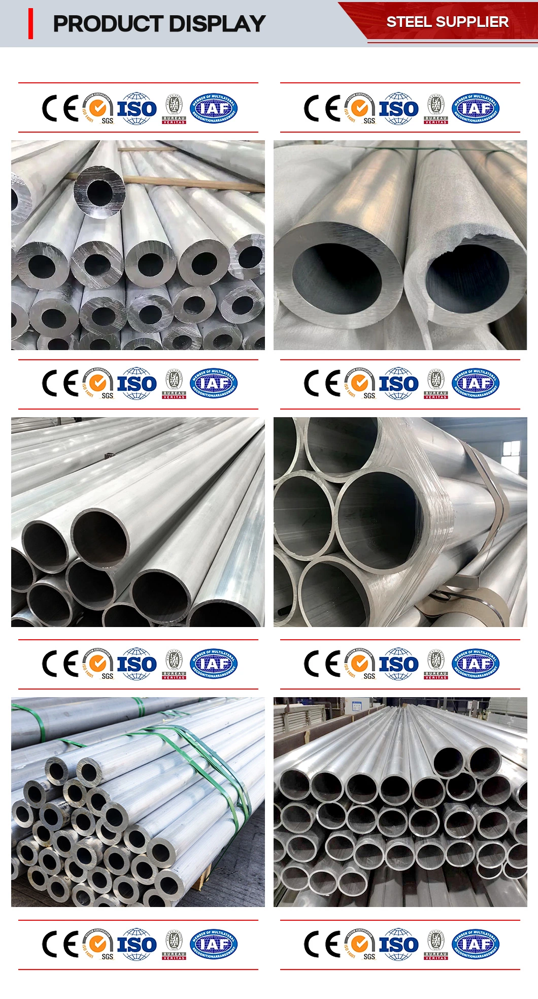 Aluminum Alloy Pipe for Logistic Equipment Assembly (T-5) Lean Pipe Low Price China Made