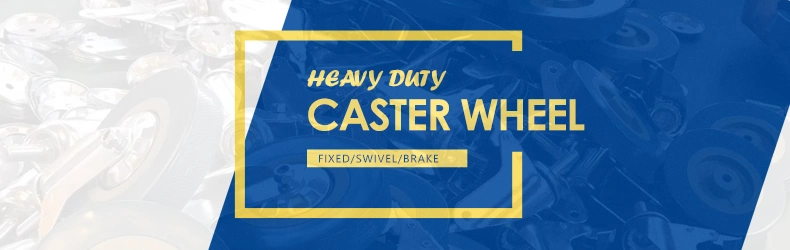 4 5 6 8inch Heavy Duty All Iron Steel Swivel Caster Wheel