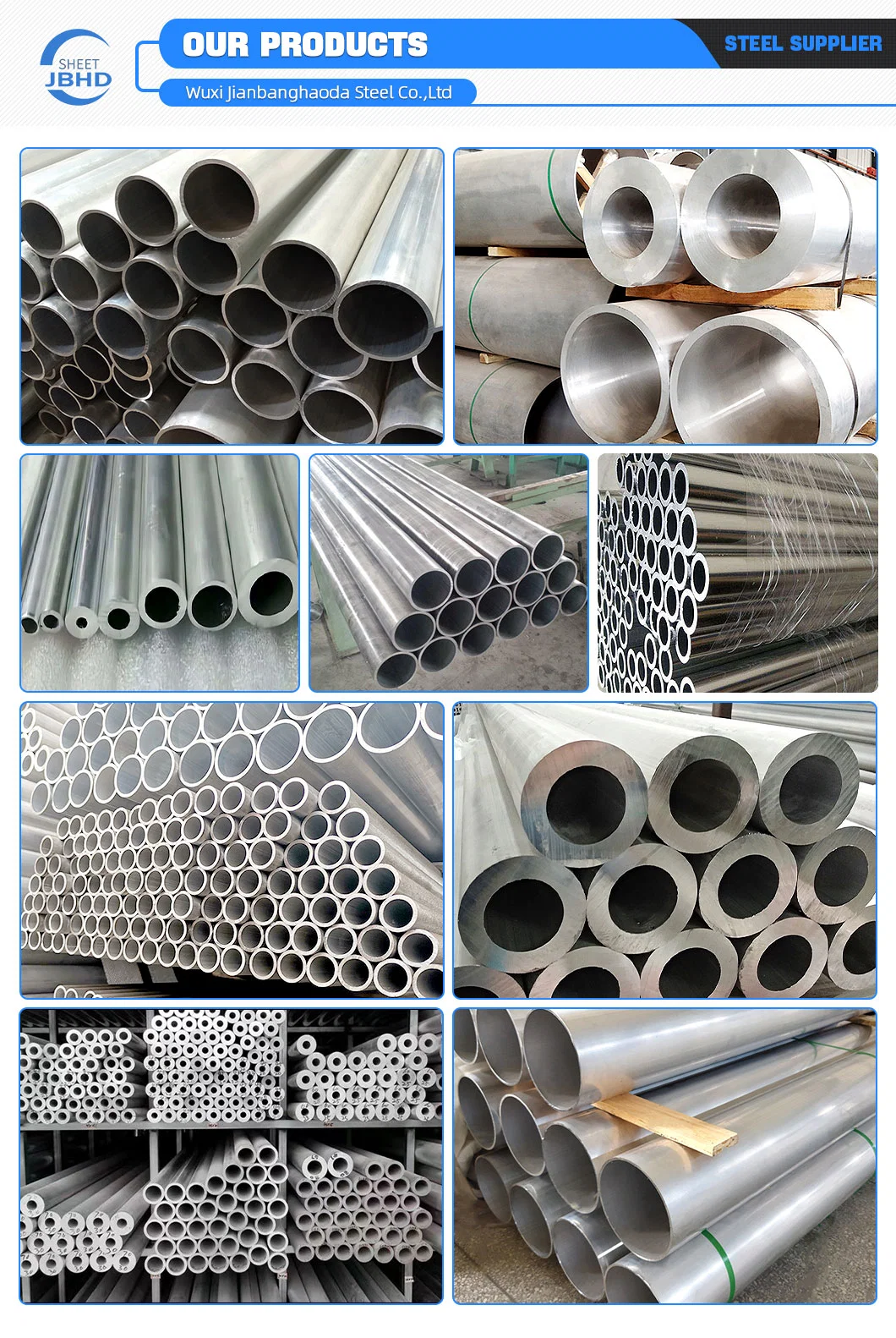 Aluminum Alloy Pipe 5052 5083 5052 5059 5A06 for Logistic Equipment Assembly (T-5) Lean Pipe