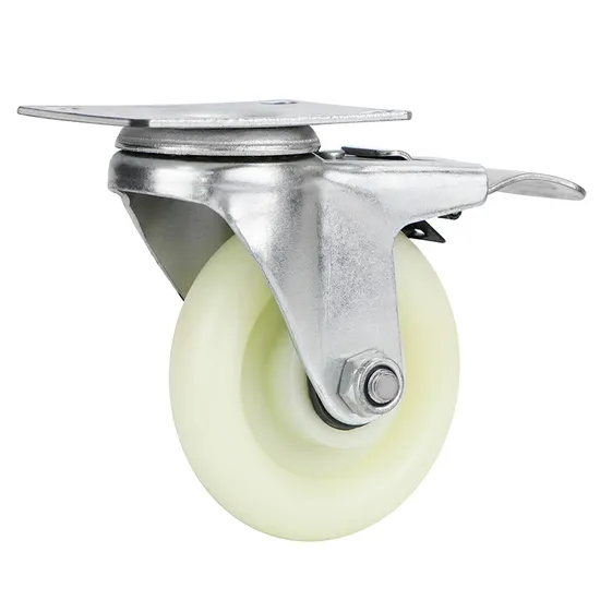 100kg Industry Trolley Grey Plastic Caster Wheel 