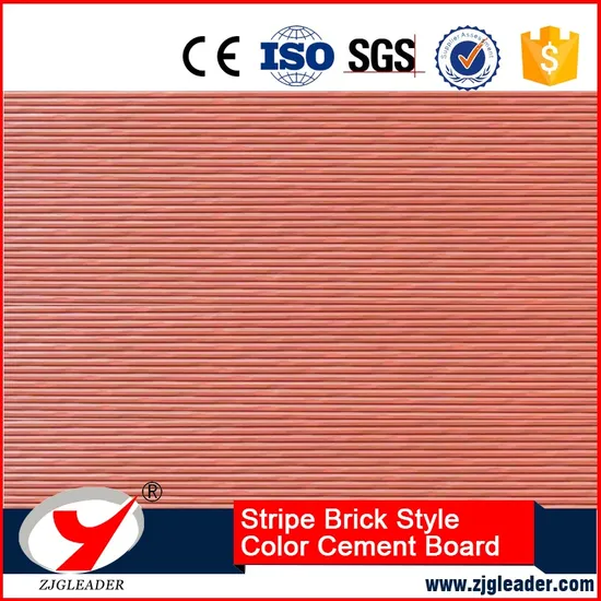 Color Cement Series Stripe Brick Style Exterior Wall Decorative Board 