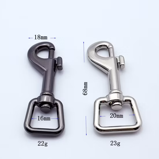 Fashion Heavy Duty Pet Metal Accessories Handbag Dog Leash Buckle