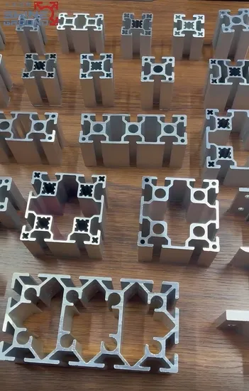 National Angle Aluminium Profile Aluminum Lean Pipe for Modular Frame System 