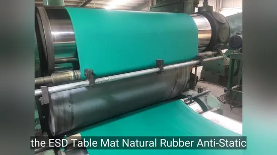 ESD Mat Industrial Clean Room Table Mats Rubber Antistatic Table Floor Sheets 