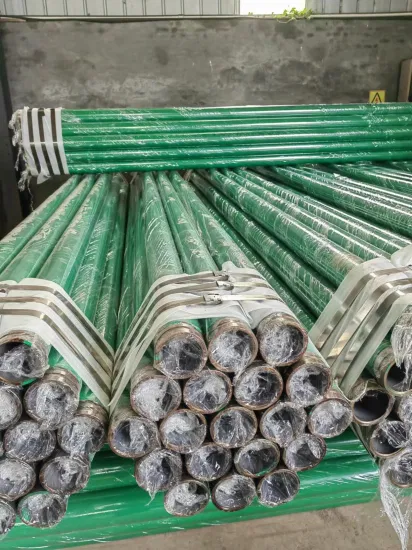 Hight Quality Dimension 28mm Lean Steel Pipe Thickness 1.2mm Lean Pipe Plastic Coated Pipe for Industry Tube System Kj