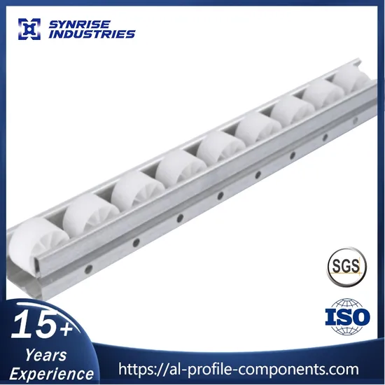 Industrial Steel Roller Track Flow Rail ABS Wheels for Industrial Roller Track 