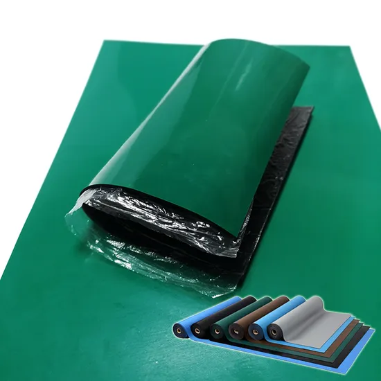 ESD Matting Natural Rubber Sheet ESD Antistatic Table Mat Floor for Cleanroom 