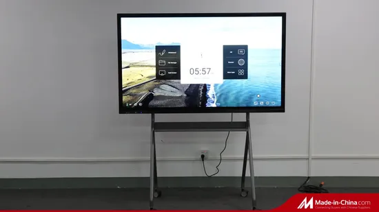 DS tech X series 55 65 75 85 86 inch 4K flat panel displays LCD interactive whiteboard Android 8.0 classroom smart board with teaching App 