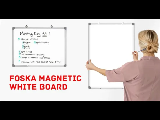 Foska Stationery Office School Swb Series Frame Magnetic White Board 