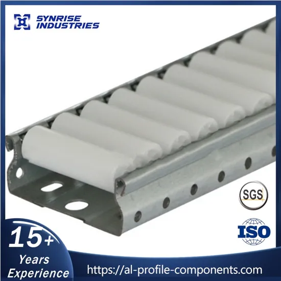 Aluminum Track Flow Rail Roller Track for Sliding Shelf System 