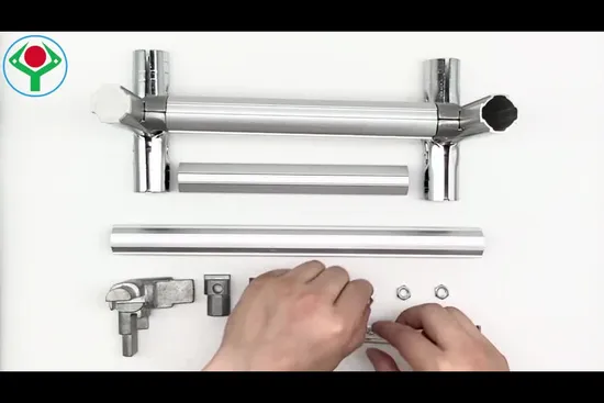 Aluminum Alloy Pipe for Lean Logistic/Workstation/Cart/Hardware/Aluminum Pipe/Connector 