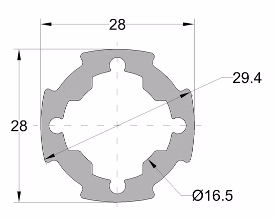 Connecting Pipe, Aluminum Round Pipe, Lean Profiles Pipe, Aluminum Alloy Pipe, Aluminum Tube Pipe
